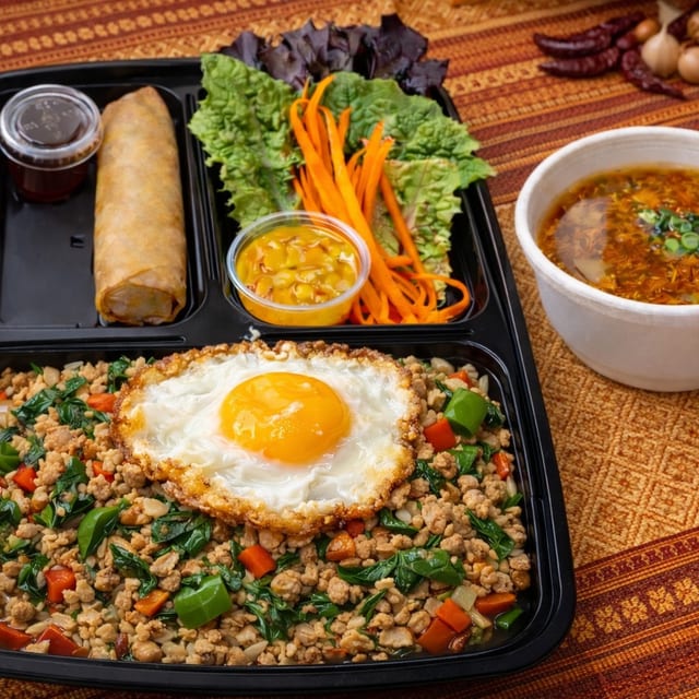 C : PAD KRA PAO GAI (Chicken).
